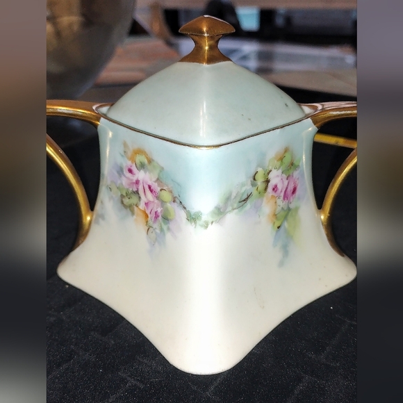 Limoges Other - Limoges Buchanan Studio Hand Painted Sugar Bowl